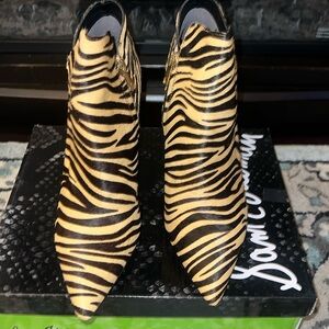 Women’s Zebra Stripped Ankle Boots